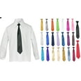 thumbnail image 1 of Baby Boy Kid Formal Party Suit White Button Down Dress Shirt Color Necktie SM-4T, 1 of 3