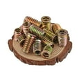 thumbnail image 3 of pitrice Wood Furniture Threaded Insert Cabinet Drawer Wardrobe Nut Socket Pre-insert Hardware, M10x20mm, 3 of 7