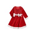 thumbnail image 3 of ITFABS Robe de Noël pour Filles, Jupe Princesse à Manches Longues, 3 of 9