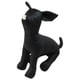 thumbnail image 1 of Maniquíes de perro de cuero sintético, maniquí de exhibición de ropa para mascotas, suministros para mascotas, modelos de perros Talla S Negro, 1 of 9