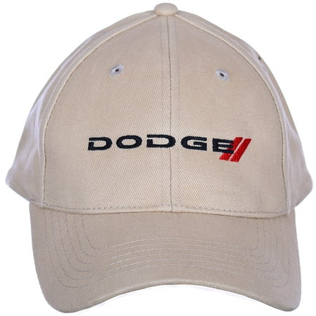 - A3 Headwear Dodge Logo Adjustable Ball Caps in Black, Sand and Tan Colors