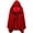 Watermelon Red, variant on MEICHEN Halloween Solid Color Hooded Cloak for Women Classic Vintage Lace Trim Cape Dress Up Party Accessories
