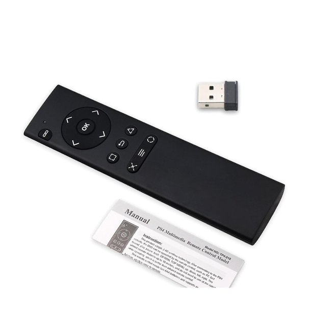 Controlador multimedia inalámbrico con control remoto multimedia de 2,4 ghz para (hy)
