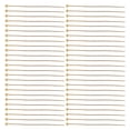 thumbnail image 1 of 50 alfileres con cabeza esférica para joyería, colgantes, manualidades, fabricación de cuentas, accesorios, suministros dorados de 45 mm/1,77 pulgadas, 1 of 14