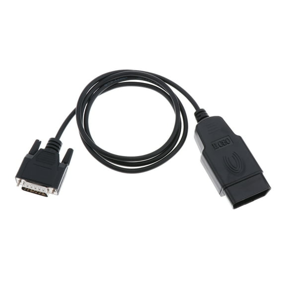 DB15 15 Pin Pins OBDII Car Auto Adapter Converter Cable
