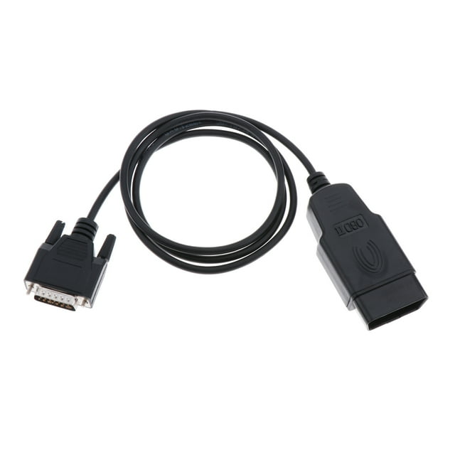 koolsoo OBD2 16 Pin Male to DB 15 Pin Male Extension Cable OBD II Diagnostic Extender
