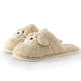thumbnail image 2 of Oyedens Fuzzy Winter Slippers for Women Cute Bear Dog Animal House Slippers for Indoor And Outdoor, 2 of 7