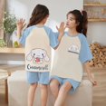 thumbnail image 4 of Pijamas Kawaii Sanrio para niños, Linda Chica de Anime Mymelody Kuromi Hellokitty, pantalones cortos de verano de manga corta, conjunto de ropa de casa de algodón, regalo, 4 of 4