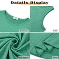 thumbnail image 4 of MOSHU 2 Pack Tank Tops for Women Loose Fit Summer Sleeveless Tops Round Neck Flowy Casual Shirts Outfits, 4 of 7