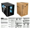 thumbnail image 7 of YEAH MAGIC Biforst MATX PC Gaming Case ARGB Full Clear-Side High-Airflow Light Strip Sturdy One-Piece Curved Glass With 3 ARGB Fans Mid-Tower Art Computer Chassis Striped Rainbow Lamp White, 7 of 7