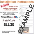 thumbnail image 3 of 2001 GMC Sierra 1500 HD Wiper Blades (Set of 2), 3 of 3