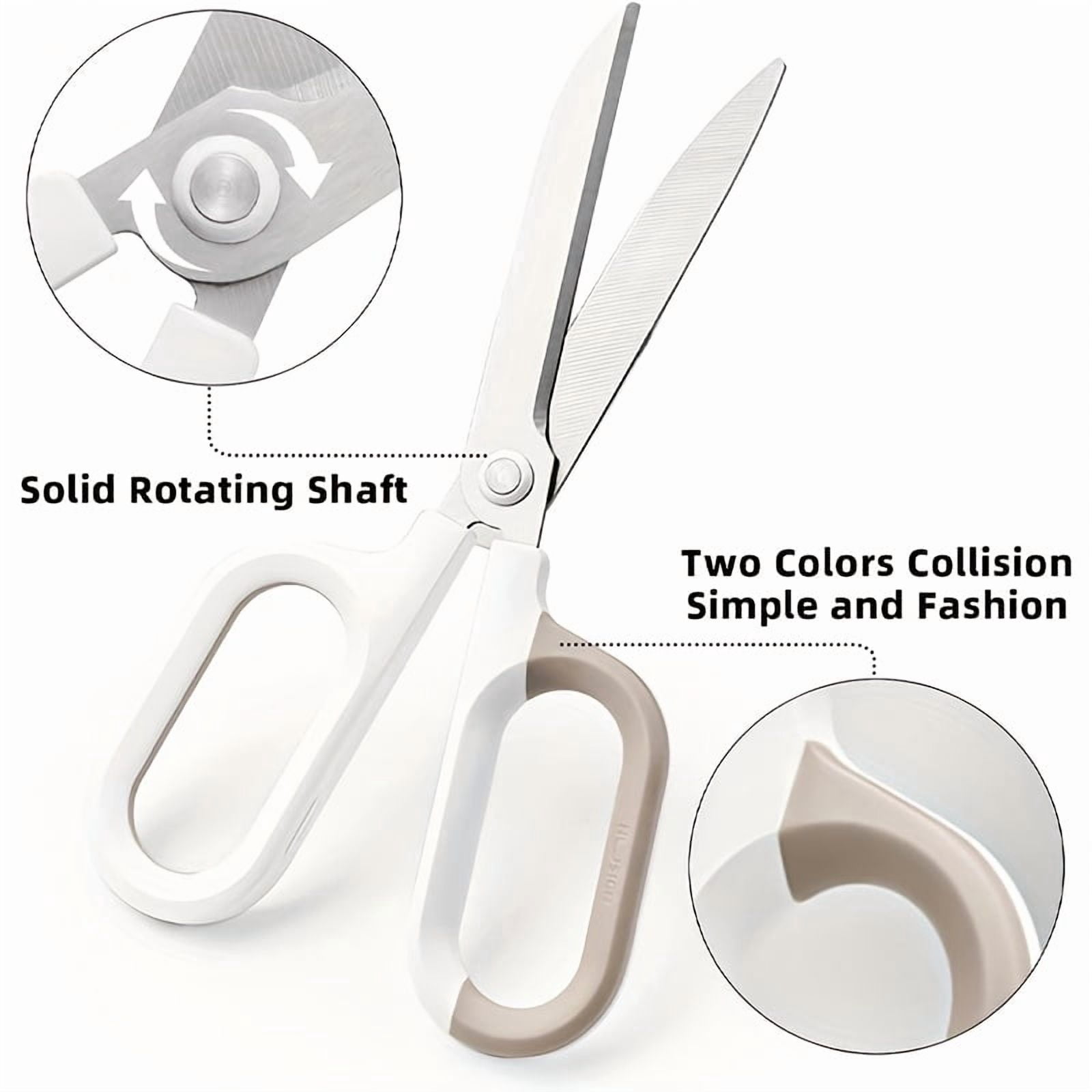 Scissors for Cutting Fabric,Made Of Sharp Stainless Steel,Sewing Scissors,Scissors Craft,Multi-functional And Of High Quality with Retractable Utility Knife,Ergonomic Handle,Perfect for Sewing Arts