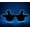 A, variant on LED Glasses, Light Up Glasses Neon El Wire LED Light Up Eyeglasses Sunglasses Eyewear for Nightclub Battery
