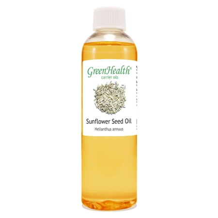 Sunflower Seed Carrier Oil - 4 fl oz - Clear Plastic Bottle w/ Cap