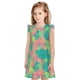 thumbnail image 1 of Balery Colorful Palm Leaves Camisón de princesa para niñas, pijama de algodón con mangas abullonadas, suave y bonito.-Medium, 1 of 6