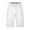 White, variant on Sngxgn Men's Shorts Casual Elastic Waist Drawstring Casual Summer Beach Stretch Shorts(Black,XXXL)