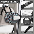 thumbnail image 4 of SEANATIVE Aztec Ethnic Toilet Paper Holder Geometric Print Round Tissue Organizer Bag with Adjustable Strap Washable Hanging Paper Towel Dispenser Cover Refrigerator Tissue Holder, 4 of 7
