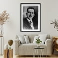 thumbnail image 4 of Historic Framed Print, Lazaro Cardenas, Pres. Mexico, 1895-1970, 17-7/8" x 21-7/8", 4 of 9