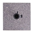 thumbnail image 6 of vidaXL 44 lb Polished Square Granite Stainless Steel Patio Umbrella Base, with Handles, Stainless Steel Pipe, 6 of 6