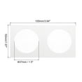 thumbnail image 2 of Uxcell Coin Flips, Cardboard Organize Coin Holder Paper Coin Holders White37mm, 2 of 7