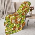 thumbnail image 3 of Sikiie Tropical Summer Fruit Cozy Flannel Fleece Throw Blanket: Lightweight & Thick for All Seasons - Perfect for Women, Men, & Kids"40"x30", 3 of 6