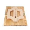 thumbnail image 4 of Mesa con Clip para brazo de sofá, reposabrazos plegable de madera con Clip en bandeja, mesa con soporte para teléfono para sofás reclinables rectangulares, 4 of 5