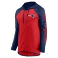 thumbnail image 2 of Women's Fanatics Red/Navy New England Patriots Script Full-Zip Hoodie, 2 of 3