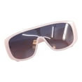 thumbnail image 5 of Women's Polarized Sunglasses Oversized Square Shield Style UV400 Pink, Smoke, 5 of 5