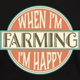 thumbnail image 3 of CafePress - Happy Farmer Dark T Shirt - Men's Classic Graphic Cotton T-Shirt, 3 of 4