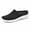 Black, variant on Kayannuo Women's Knitted Slip On Lightweight Mule Sneakers,Comfort Open Back Flats Fashion Mesh Breathe Loafer Closed Round Toe Low Top Walking Shoes