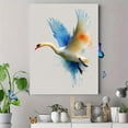 thumbnail image 4 of Graceful Flying Swan Canvas Wall Art, Soft Watercolor Print, Minimalist Nature Home Wall Decor, 4 of 8