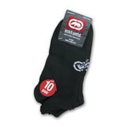 Ecko Unltd by Ecko Unlimited Moisture-Wicking Ankle Socks (Mens), Black (10-Pack)