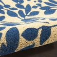 thumbnail image 6 of Nourison Greetings Indoor/Outdoor Navy Botanical 1'6" x 2'4" Door Mat, (2' x 2'), 6 of 7