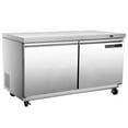 thumbnail image 3 of Maxx Cold Double Door Undercounter Refrigerator, 61"W, 14.1 cu. ft. Storage Capacity, in Stainless Steel (MXSR60UHC), 3 of 5