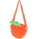 thumbnail image 1 of ColoMX 1pc zanahorera bolsita de felpa en forma de vegetal bolsita de almacenamiento de bolsas cruzadas con correa para el hombro, 1 of 8