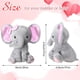 thumbnail image 3 of Animal de peluche Hyden Elephant de 20 cm para regalo de baby shower, 6 unidades, 3 of 7