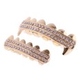 thumbnail image 1 of Dientes Caninos De Diamante De Imitación De Tono Dorado De 18 Quilates Dientes De La Parte  Parrillas Zulema Tapas de dientes bucales, 1 of 8