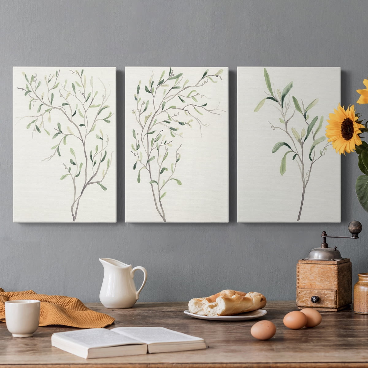 Spindle Sprig I Premium Gallery Wrapped Canvas - Ready to Hang - 24 x 36 Each