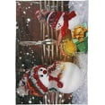 thumbnail image 2 of 60"x90" Christmas Snowman Tablecloth, Waterproof Washable Polyester Square Table Cover Durable Tablecloth for Kitchen Dining Table Party Decor, 2 of 7