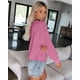 thumbnail image 4 of Jersey ReachMe para mujer, tejido gofrado con hombros descubiertos, 00, color rosa claro, 4 of 4