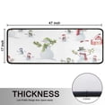 thumbnail image 5 of Kitchen Rugs Sets Of 2,White Christmas Snowman Pattern Anti Fatigue Kitchen Mat Rugs Non Slip Washable,Decorative Kitchen Floor Mats for Kitchen,Sink,Laundry,17"x47"+17"x47", 5 of 5