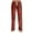 Deep Red, variant on Adult Fashion Loose Christmas Print Casual Pants with Drawstring Elastic Waist, Comfortable Sleepwear and Loungewear Trousers for Home Use,Wine,L