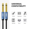 thumbnail image 4 of Cable para guitarra eléctrica MillSO 3m 6.35 mm TS Straight-Straight, 4 of 7