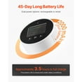 thumbnail image 3 of KFFKFF Home Radon Detector, 3.3Bq to 37kBq/m³,  Battery Powered Radon & Air Quality Monitor, Color Screen, Extended Radon Level Tracking, Rechargeable or Wired Option, 3 of 9