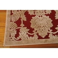 thumbnail image 4 of Nourison Graphic Illusions 3'6" x 5'6" Red Damask Indoor Rug, 4 of 5