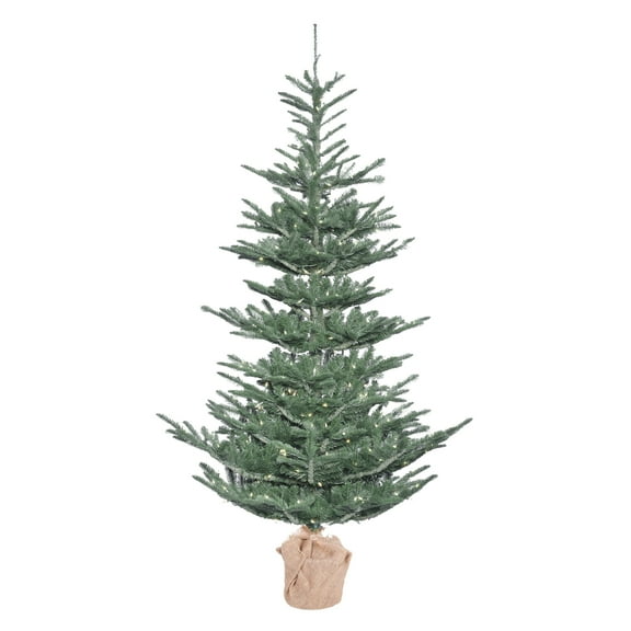 Vickerman 4' Alberta Blue Spruce Artificial Christmas Tree, Warm White Dura-lit LED Lights