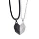 thumbnail image 1 of 1 Par De Collares De Encanto De Piedra De Corazón Magnético/Gargantilla Colgante A Juego De Moda Pareja/Accesorios De Joyería Para Amantes Para Niño Niña Amigo, 1 of 4