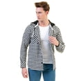 thumbnail image 3 of White & Black European Wool Hoodie Sweater Jacket Warm Winter, XXL, 3 of 6