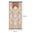thumbnail image 4 of ANMINY Wooden Bead Door Curtain String Bohemian Bamboo Doorway Divider 35x68in, Wintersweet, 32 strands, 4 of 8