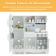 thumbnail image 5 of Juego de Cocina de Juguete de Madera Costway con Accesorios Teléfono Fregadero Horno Nevera Dispensador de Agua Luz y Sonido Blanco, 5 of 10